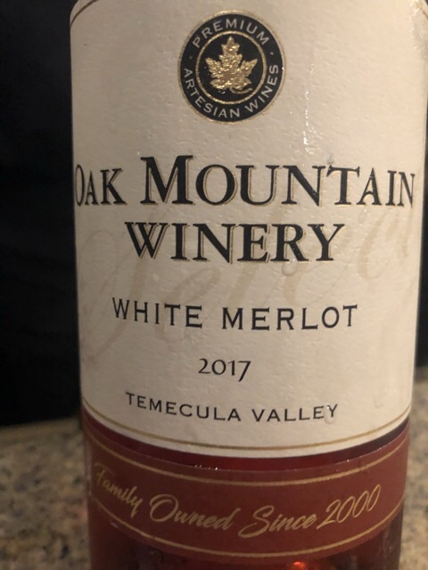 Oak Mountain - White Merlot - 2017
