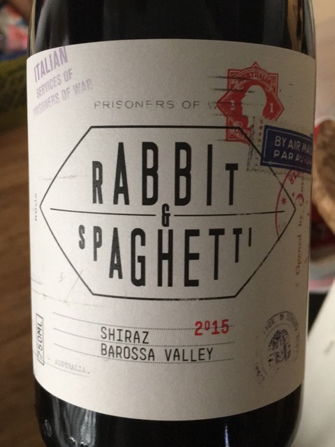 Rabbit & Spaghetti - Shiraz - 2015