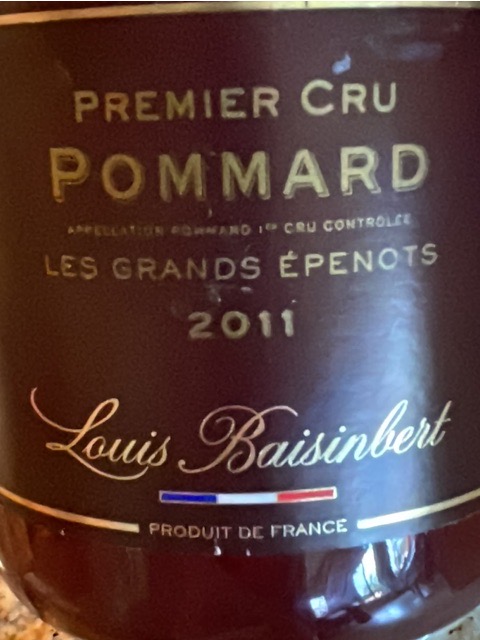 Louis Baisinbert - Pommard Premier Cru 'Les Grands Épenots' - 2011