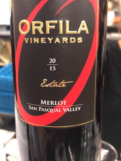 Orfila Vineyards - Estate Merlot - 2015