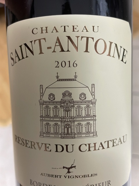 Château Saint-Antoine - Réserve du Château Bordeaux Supérieur - 2016