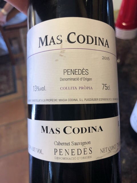 Mas Codina - Cabernet Sauvignon - 2016