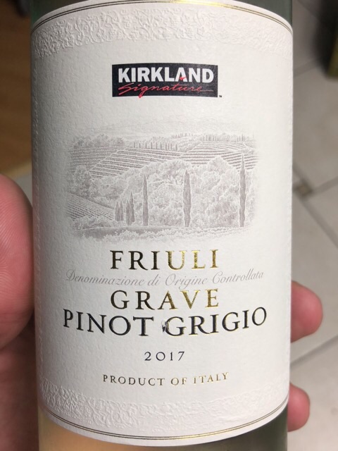 Kirkland Signature - Friuli Pinot Grigio - 2017