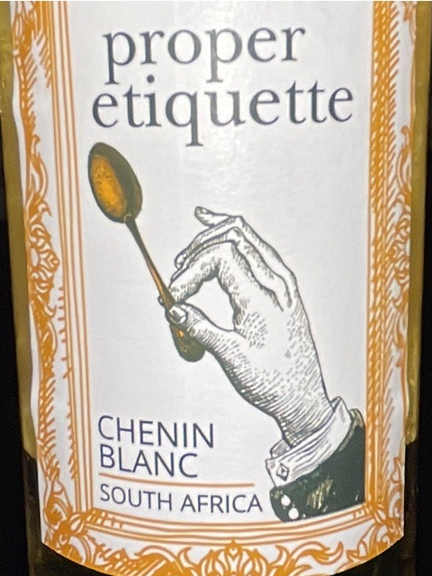 Proper Etiquette - Chenin Blanc - 2021
