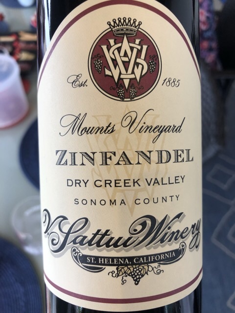 V. Sattui - Mounts Vineyard Zinfandel - 2015