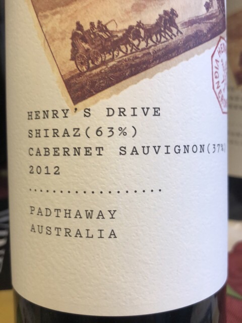 Henry's Drive - Shiraz - Cabernet - 2012
