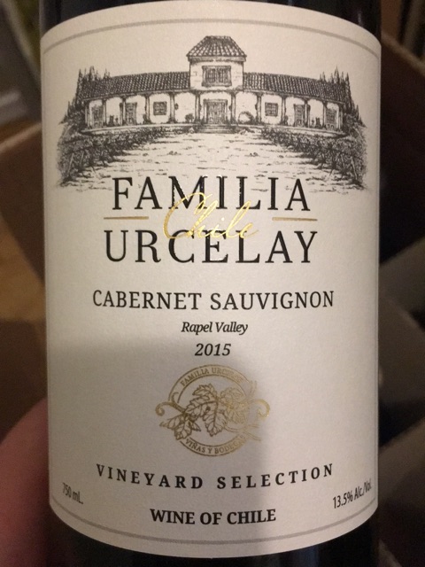 Familia Urcelay - Cabernet Sauvignon - 2015