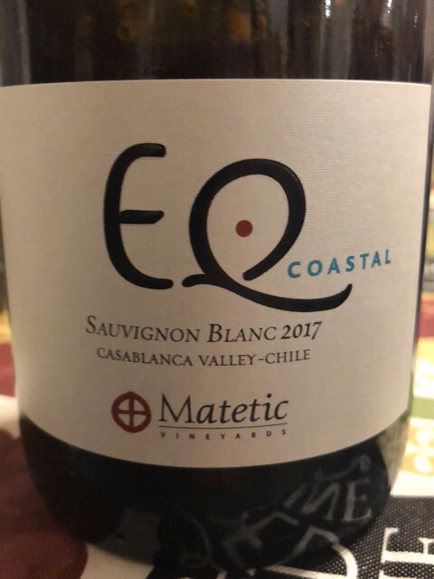 Matetic - EQ Coastal Sauvignon Blanc - 2017