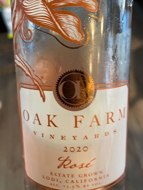 Oak Farm - Single Vineyard Series Estate Grown Rosé - 2020