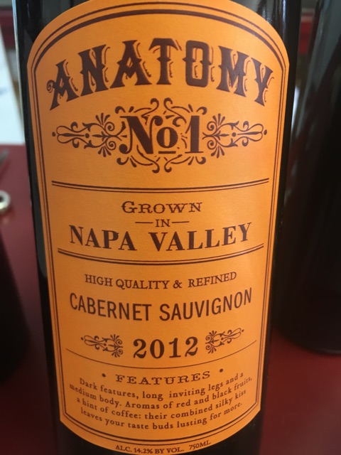 Hesperian - Anatomy No. 1 Cabernet Sauvignon - 2012