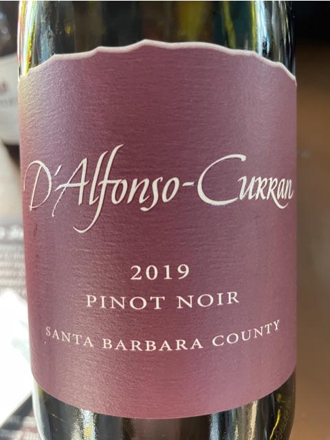 D'Alfonso-Curran - Pinot Noir - 2019