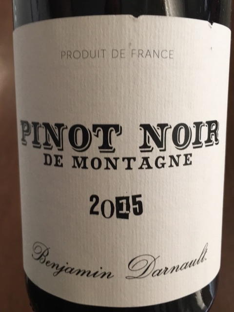 Benjamin Darnault - Pinot Noir de Montagne - 2015