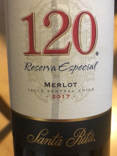 Santa Rita - 120 Reserva Especial Merlot - 2017