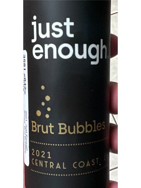 Just Enough - Brut Bubbles - 2021