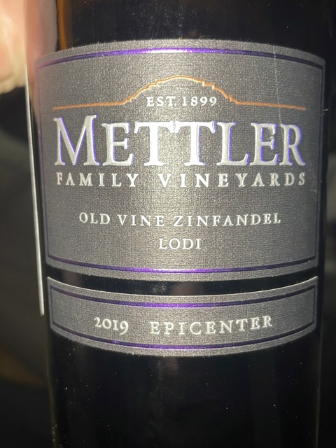 Mettler Family Vineyards - Old Vine Zinfandel 'Epicenter' - 2019