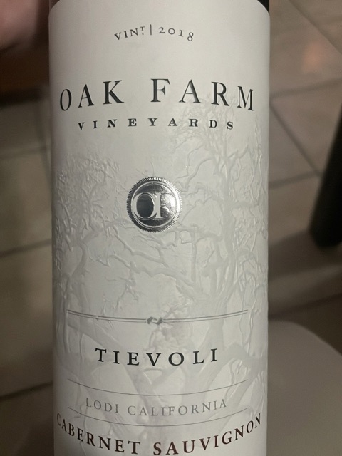 Oak Farm - Tievoli Cabernet Sauvignon - 2018