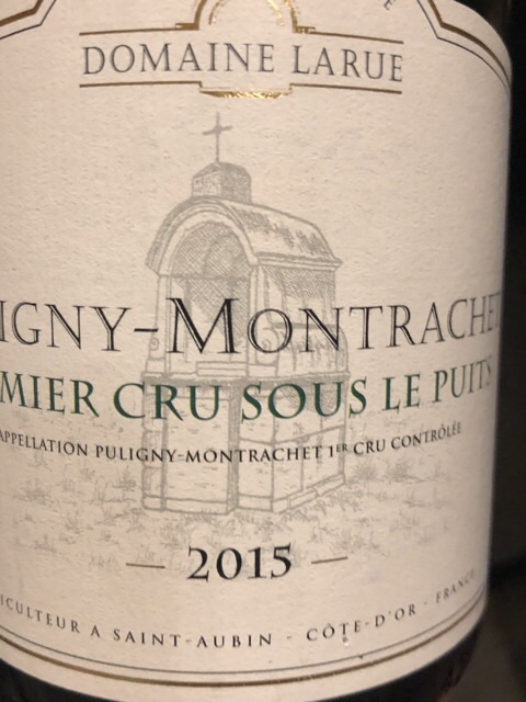 Domaine Larue - Puligny-Montrachet Premier Cru 'Sous le Puits' - 2015