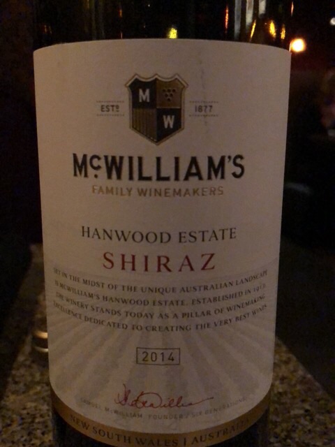 McWilliam's - Shiraz Hanwood Estate - 2014