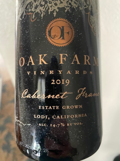 Oak Farm - Estate Grown Cabernet Franc - 2019