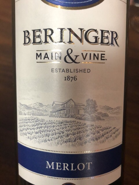 Beringer - Main and Vine Merlot - 2015