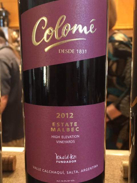Colomé - High Elevation Vineyards Estate Malbec - 2012