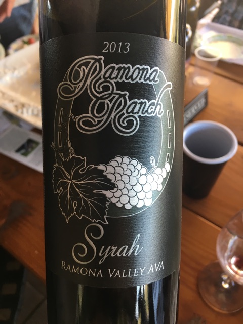 Ramona Ranch - California Syrah - 2013