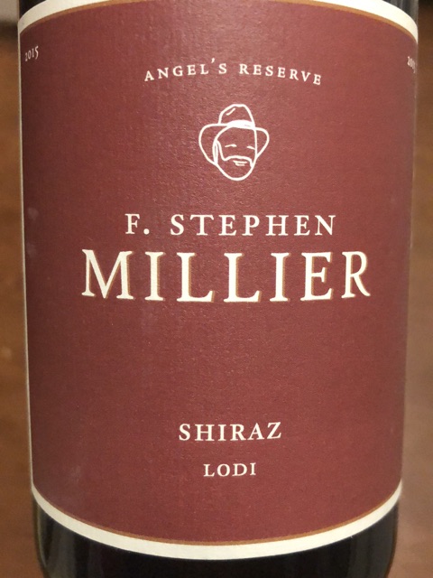 F. Stephen Millier - Angel's Reserve Shiraz - 2016