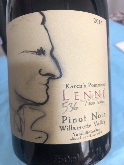 Lenné - Karen's Pommard Pinot Noir - 2016