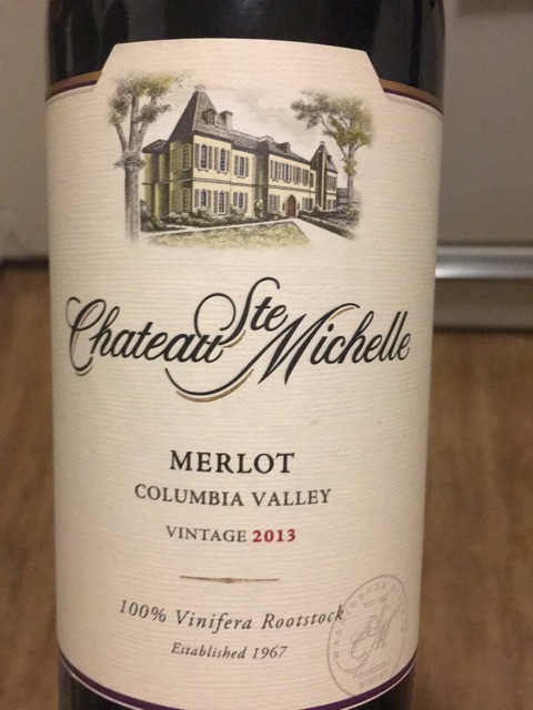 Château Ste. Michelle - Merlot - 2013