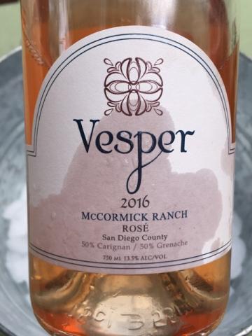 Vesper  - McCormick Ranch Rosé - 2016
