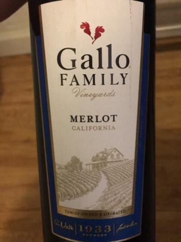 Gallo Family Vineyards - Merlot - 2014