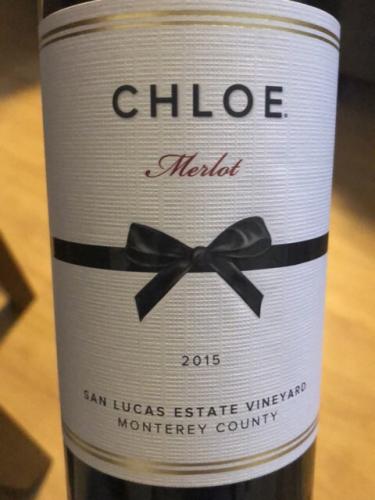 Chloe - Merlot (San Lucas Estate Vineyard) - 2015