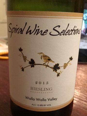 Spiral Cellars - Riesling - 2015