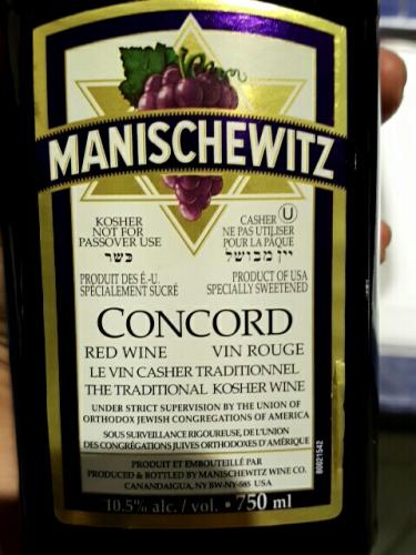 Manischewitz - Cream Red Concord - N.V.
