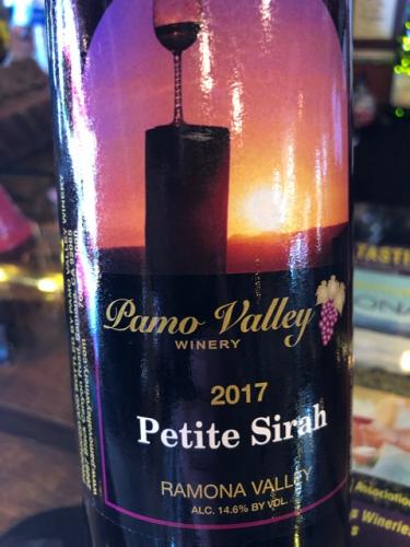 Pamo Valley - Petite Sirah - 2017