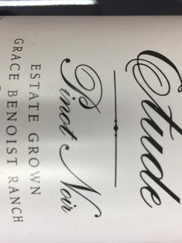 Etude - Pinot Noir Grace Benoist Ranch - 2014