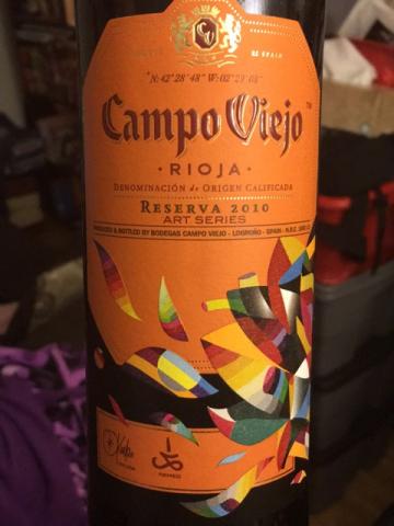 Campo Viejo - Art Series Rioja Reserva - 2010