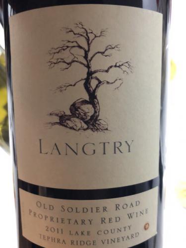 Langtry Estate - Old Soldier Road Tephra Ridge Vineyard Proprietary Red - 2011