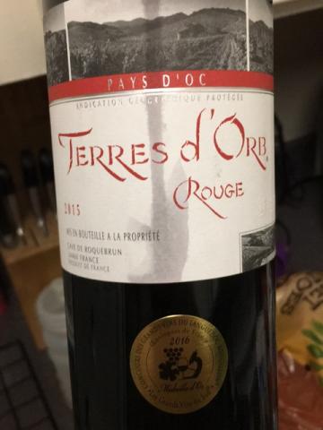 Roquebrun - Terres d’Orb Rouge - 2015