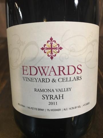Edwards Cellars - Syrah - 2011