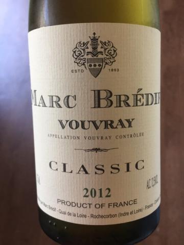 Marc Brédif - Vouvray Classic - 2012