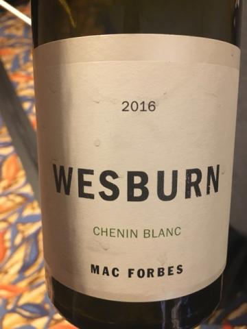 Mac Forbes - Wesburn Chenin Blanc - 
