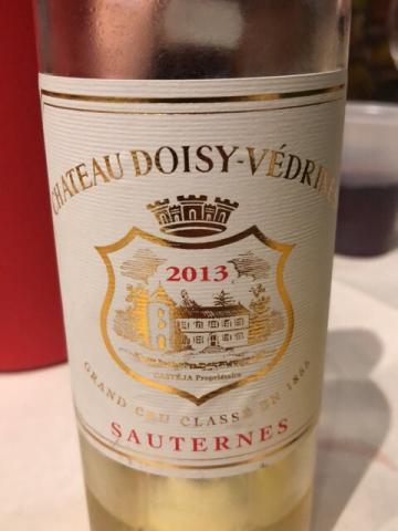 Château Doisy-Vedrines - Sauternes Grand Cru Classé  - 2013