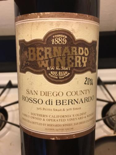 San Bernardo - Rosso di Bernardo Petite Sirah-Syrah - 2014