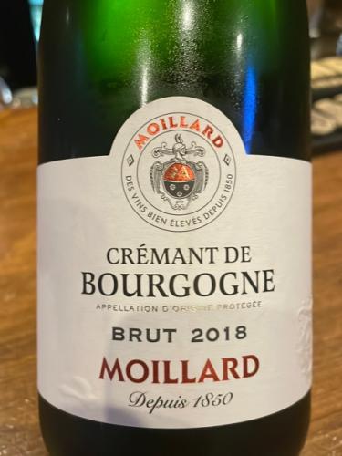 Moillard - Crémant de Bourgogne Brut - 2018
