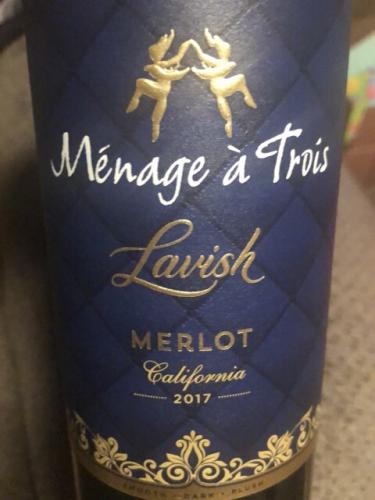 Ménage à Trois - Lavish Merlot - 2017