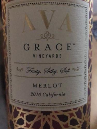 AVA Grace - Merlot - 2016