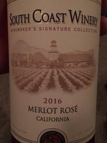South Coast Winery - Merlot Winemaker's Signature Collection - 2016