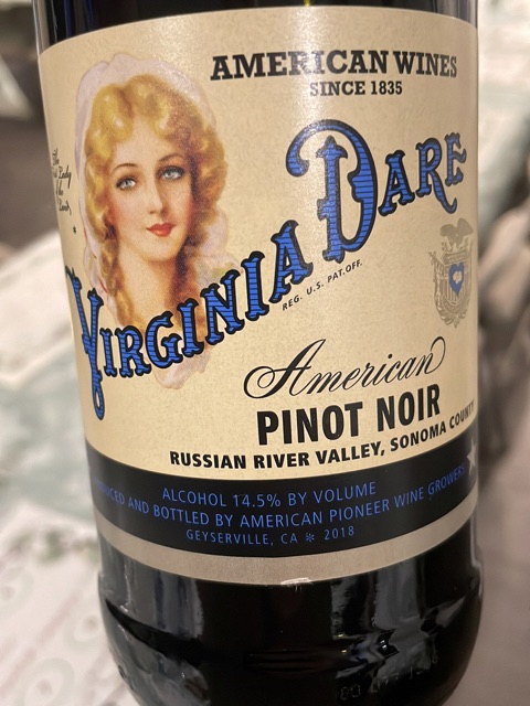 Virginia Dare - Pinot Noir - 2018