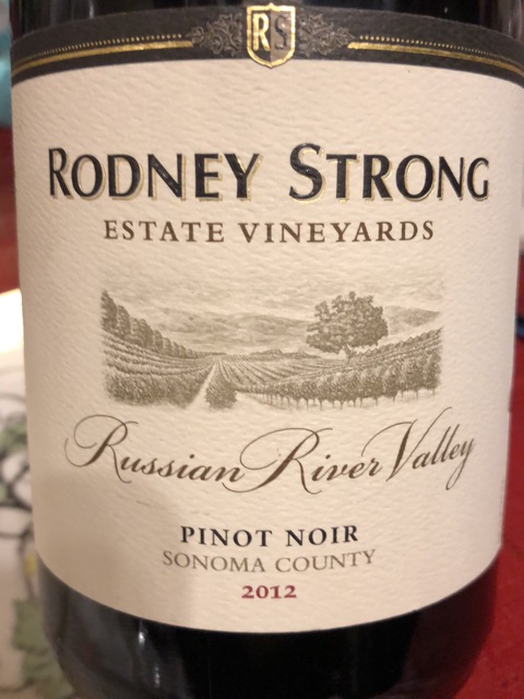 Rodney Strong - Estate Pinot Noir - 2012